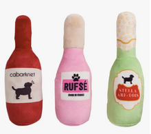 Load image into Gallery viewer, Beer, Wine, and Rose Dog Toy