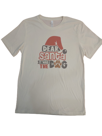 Dear Santa the Dog Did It T-shirt