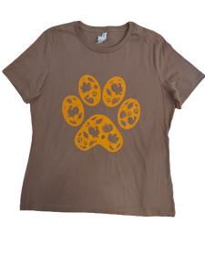 Thanksgiving Dog Paw T-shirt