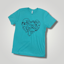 Load image into Gallery viewer, My Pets are My Heart T-shirt
