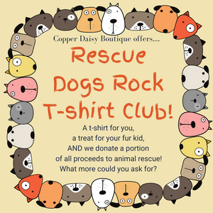 Rescue Dogs Rock T-shirt Club