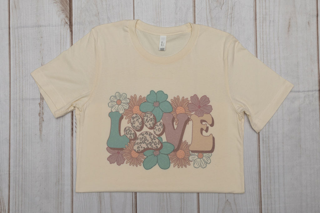 Flowers and Love T-shirt