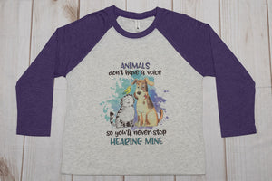 Never Stop Being Their Voice T-shirt