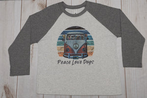 Peace Love Dogs Tshirt