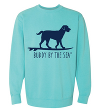 Load image into Gallery viewer, Buddy by the Sea Crewneck Sweatshirt
